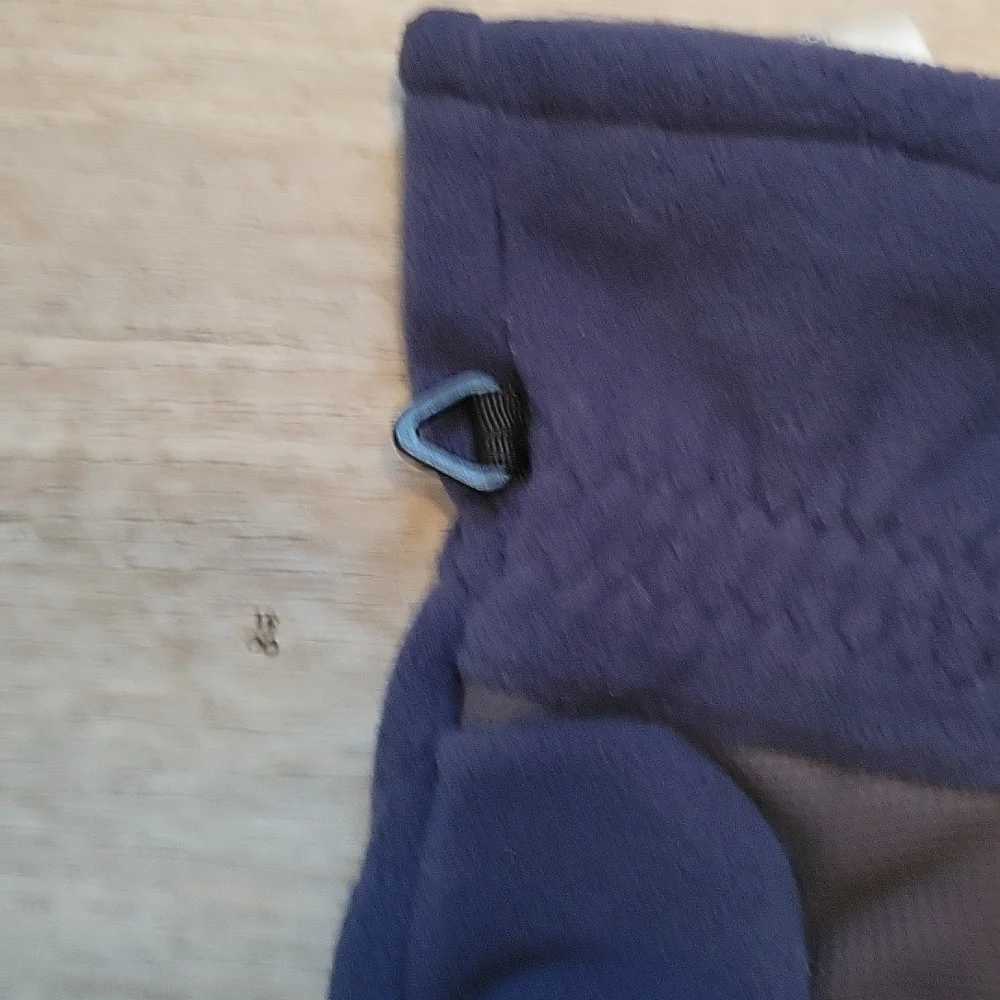 Lands end blue fleece gloves small